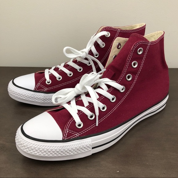 burgundy color converse